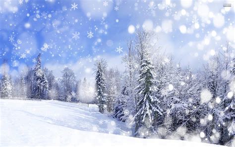 Snow Falling Winter Scene Wallpapers - Wallpaper Cave