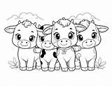 Free Printable Cow Coloring Pages sketch template