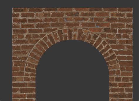 Brick arch texturing issue. — polycount