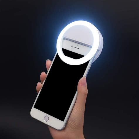 Aro Luz Led Recargable Selfie Ring Light Para Celular De Clip ...