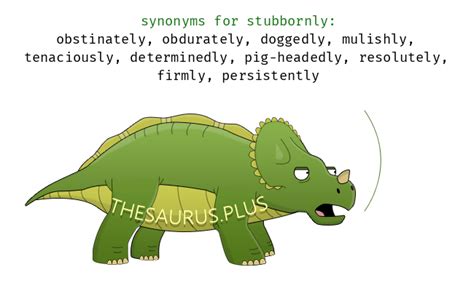 More 270 Stubbornly Synonyms. Similar words for Stubbornly.