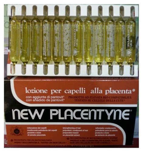 NECAL PLACENTYNE 1 Shampoo 500 Ml 12 Vials 10 Anti-hair Loss Hair for ...