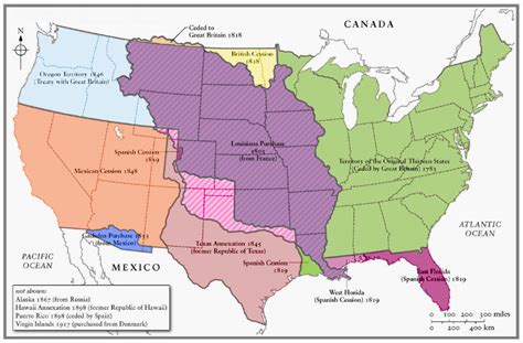 United States Expansion Map | Draw A Topographic Map