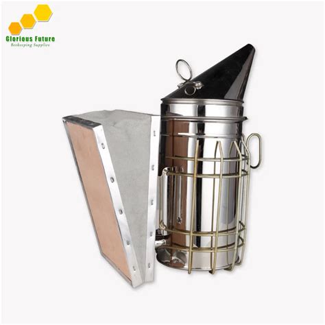 Large size Hot sale apiculture equipment stainless steel bee hive smoker for beekeeping-in ...