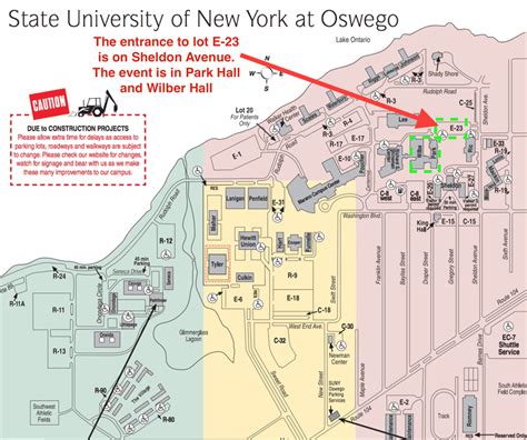 Suny Oswego Campus Map - Carolina Map