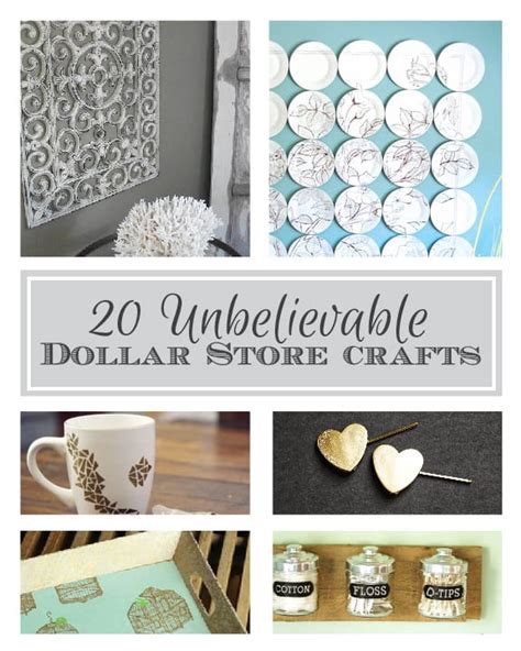 20 Unbelievable Dollar Store Crafts - Little Red Window