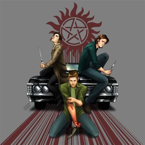 Three Blades | Supernatural Design Challenge | Supernatural wallpaper ...