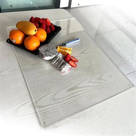 Amazon.com: Acrylic Cutting Board For Countertop, 18X16" Clear Cutting ...