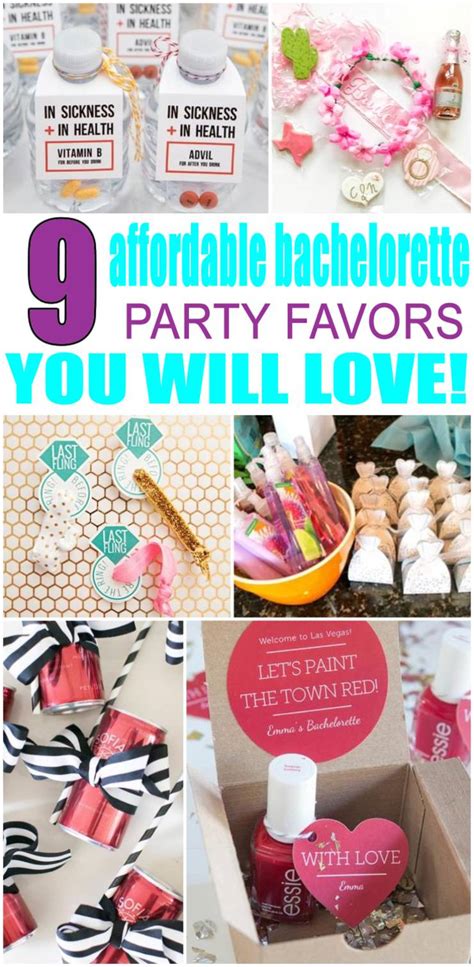 Affordable Bachelorette Party Favors