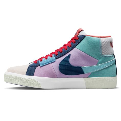 Nike SB Zoom Blazer Mid Premium 'Mosaic Pack' (Lilac/Court Blue-Copa-Dutch Blue) - DA8854-500 ...