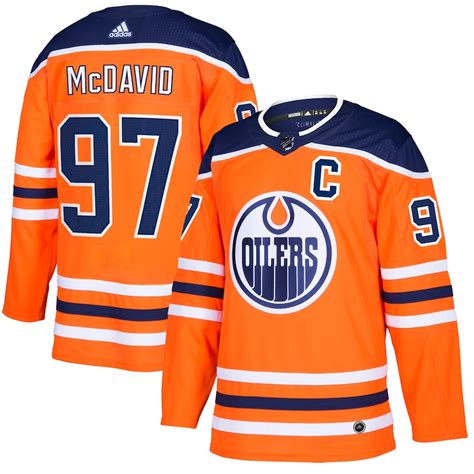 adidas Connor McDavid Edmonton Oilers Orange Authentic Player Jersey