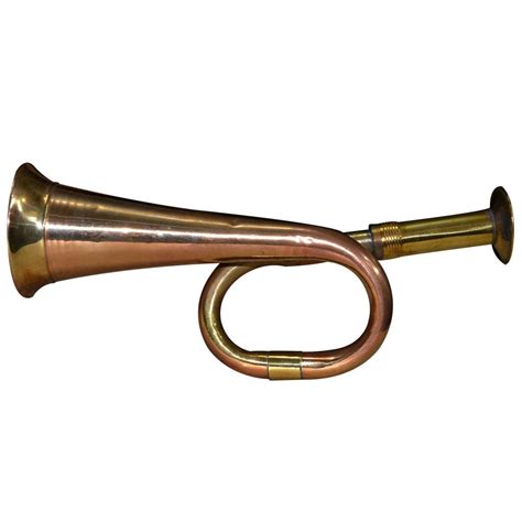 Bigul Wind Musical Instrument Bugle in Copper and Brass | Musical instruments, Copper and brass ...