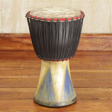 UNICEF Market | Authentic Traditional Djembe Drum Hand Crafted in Ghana - Come Together in Peace