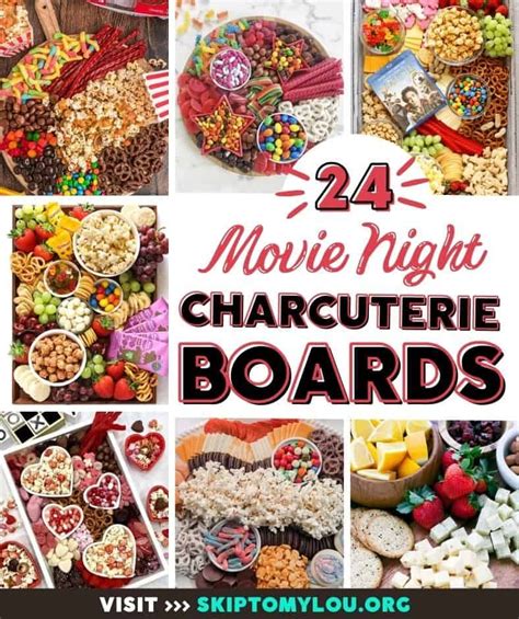 24 Easy and Tasty Movie Night Charcuterie Board Ideas Board Game Night ...