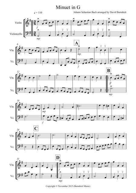 Minuet Violin Sheet Music | ubicaciondepersonas.cdmx.gob.mx