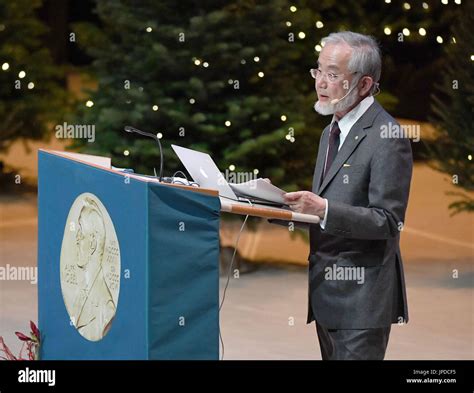 Japanese scientist Yoshinori Ohsumi, who won the Nobel Prize in ...