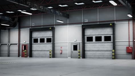 Modular Warehouse Interior in Environments - UE Marketplace