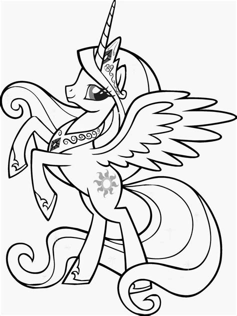 Coloring Pages: My Little Pony Coloring Pages Free and Printable