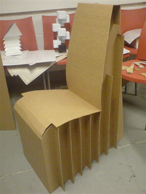 Cardboard chair project by Liam Howard at Coroflot.com