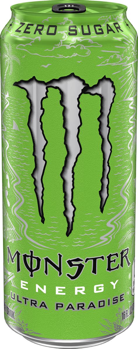 Monster Ultra Paradise, Sugar Free Energy Drink, 16 fl oz - Walmart.com