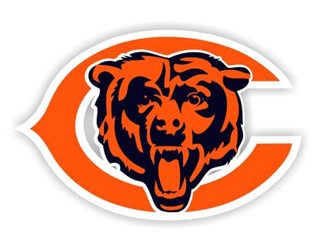 Chicago Bears " C &Bear Head" Precision Cut Decal / Sticker