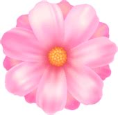 Pink flower clipart photo – Clipartix