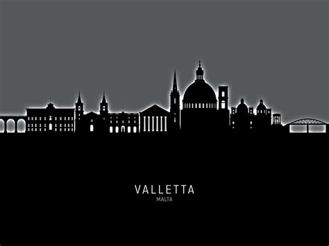 Valletta Malta Skyline #36 Digital Art by Michael Tompsett - Fine Art ...