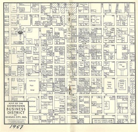 Old Kansas City downtown map : r/kansascity