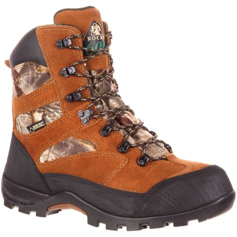 Rocky: Waterproof Insulated Leather and Camo Hunting Boots