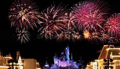 Hong Kong Disneyland Fireworks Editorial Photography - Image: 23044427