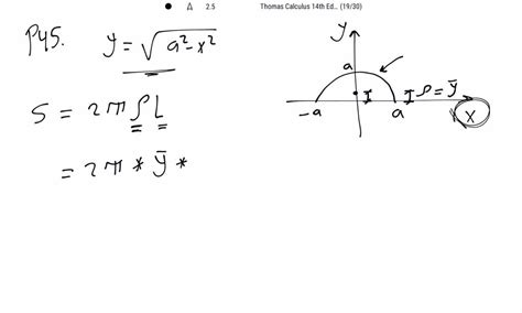 SOLVED: Use Pappus's Theorem for surface area and the fact that the surface area of a sphere of ...