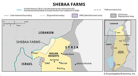 Shebaa Farms | Map, Dispute, Hezbollah, Israel, Syria, Lebanon, & Size ...