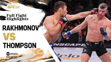 UFC 296 Highlights: Shavkat Rakhmonov submits Stephen Thompson in ...