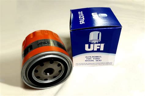 UFI Oil Filter with Valve (Orange) – SudShop