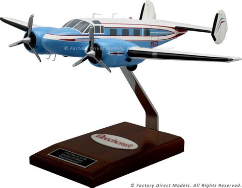 Beechcraft Model 18 Airplane Model | Factory Direct Models