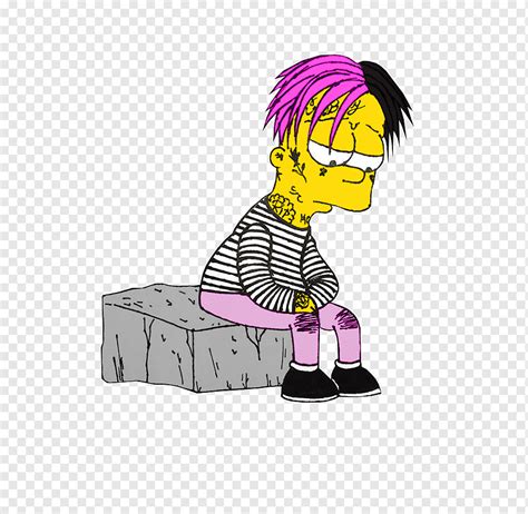 Bart Simpson Purple