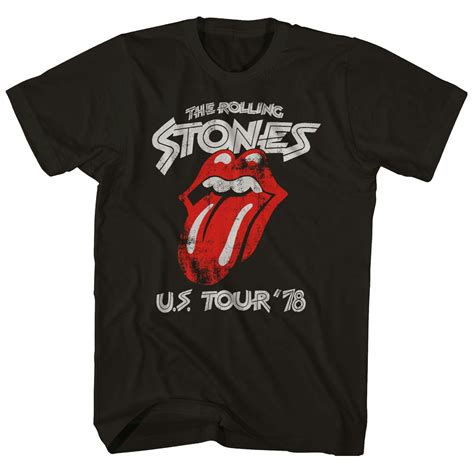 The Rolling Stones T-Shirt | Official Tongue Logo '78 Tour Shirt (Reissue)