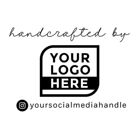 Custom Classic Logo Stamp - Customizable - Pre-Inked (Multiple Sizes) - Simply Stamps