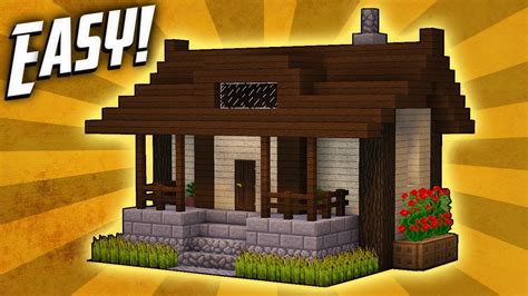 Minecraft: How To Build A Small Survival House Tutorial (#5) - YouTube