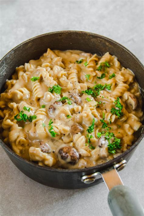 One_Pot_Vegan_Mushroom_Stroganoff_GlutenFree_FromMyBowl-9 - From My Bowl