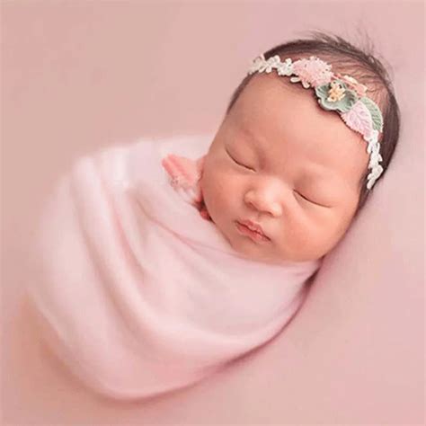 Newborn Stretch Wraps for Photography Props Tiny Baby Photo Shoot Props bebe foto Baby Picture ...