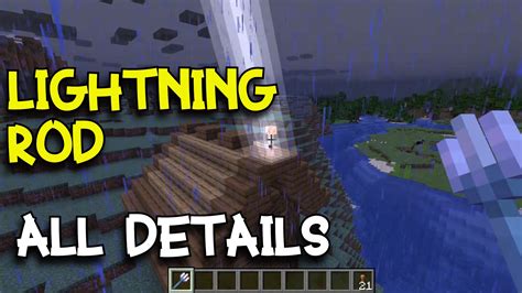 Minecraft: Lightning Rod, All Details