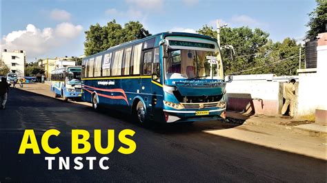 TNSTC-Economic Ac 3+2 Seater Bus service, Tamil Nadu - YouTube