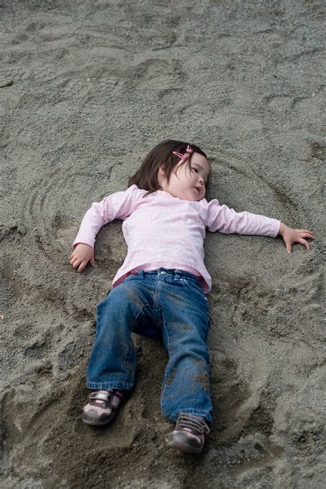 Nara Making Sand Angel