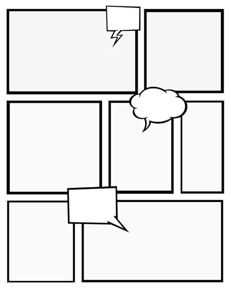 Free Printables Comic Strips To Use For Story Telling (3 with Printable ...