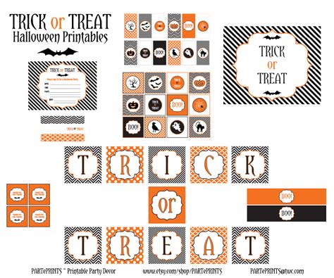 FREE Halloween Printables from PARTePRINTS | Catch My Party