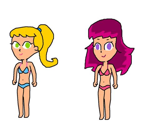 Kiki and Marina in their swimsuits by PrabowoMuhammad23 on DeviantArt