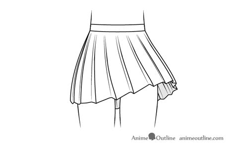 Anime school skirt blowing in wind drawing | Anime skirts, Anime drawings, Manga clothes