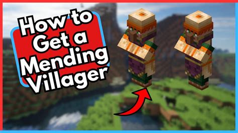 How to Get a Mending Villager in Minecraft - YouTube