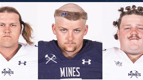 The Colorado School of Mines Football Team Goes Viral for Horrendous Haircuts